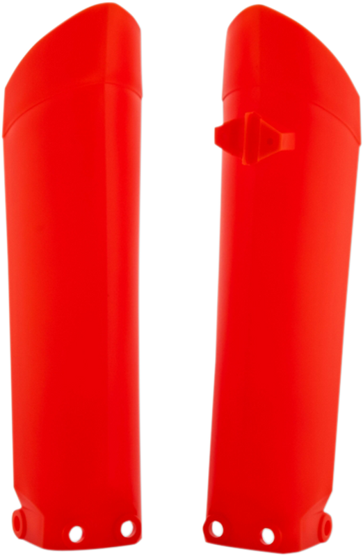 Acerbis Lower Fork Covers For Inverted Forks - Fluorescent Orange 2319634617