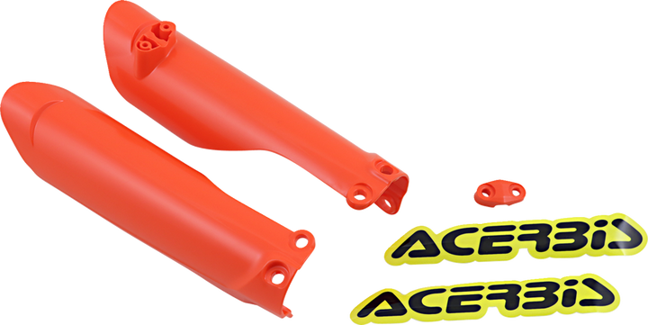 Acerbis Lower Fork Covers For Inverted Forks - '16 Orange 2791515226