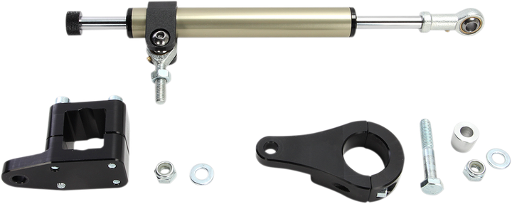 Moose Offroad Steering Stabilizer - Black - 7-Way BTS-S543-BK