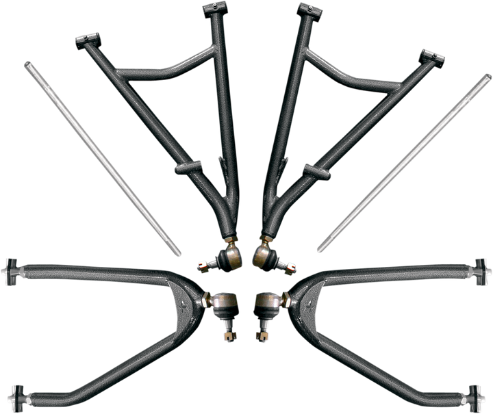 Lone Star Racing/Tech 5 Ind. A-Arms - Extends 2" - Forward 1" - 18.25" Shock Length - Yfz450/Raptor 17-421507