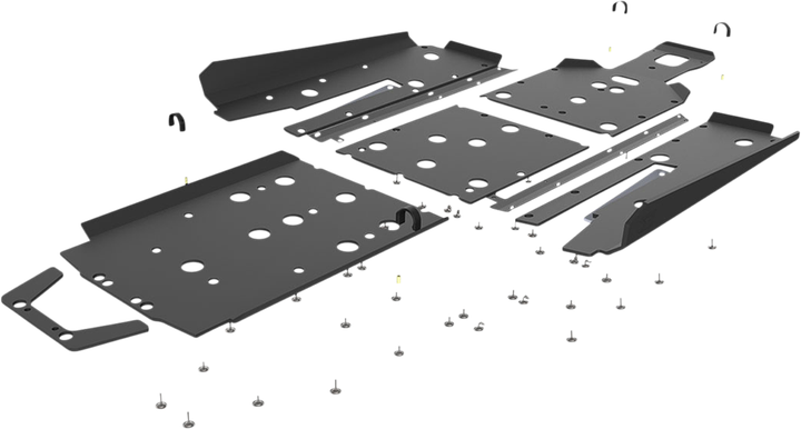 Seizmik Skid Plate - 2 Seat - Polaris - Rzr - Turbo 76-10166KIT