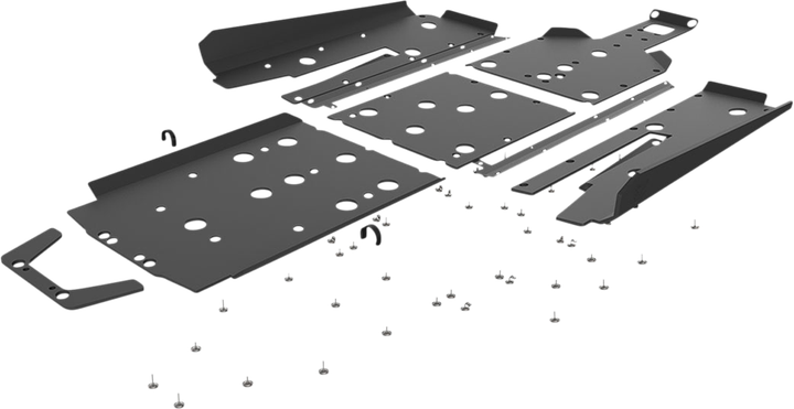 Seizmik Skid Plate - 2 Seat - Pkg. 1 Of 2 - Polaris - Rzr '20-'21 76-10167KIT