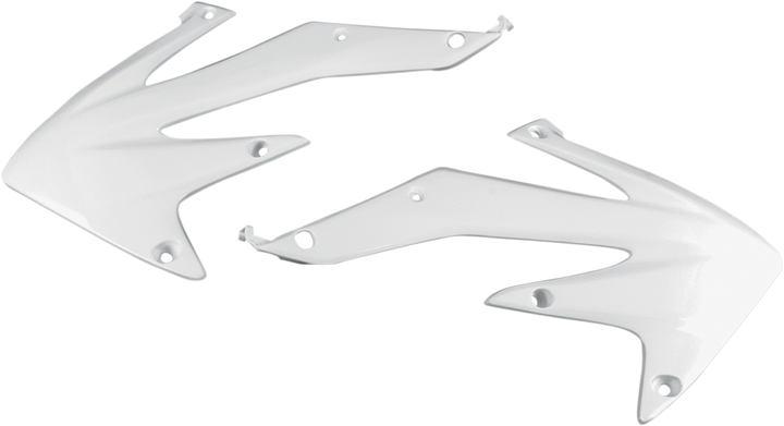 Ufo Radiator Shrouds - White HO04600-041