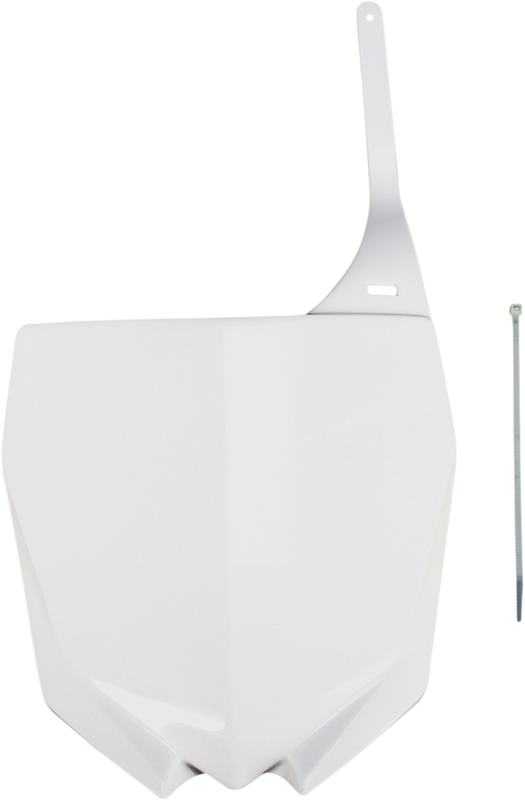 Ufo Restyled Number Plate - White - Yamaha - Yz YA04832-046
