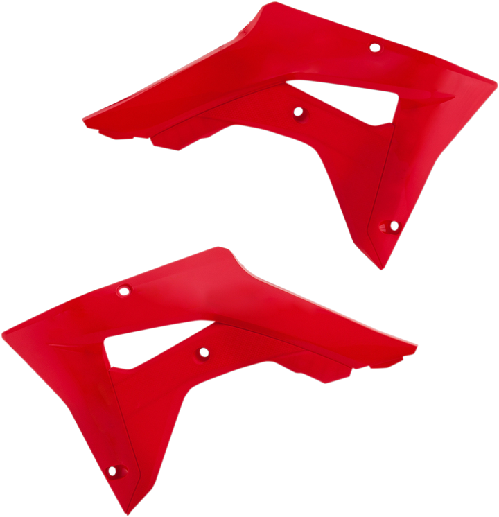 Acerbis Radiator Shrouds - Red 2645450227