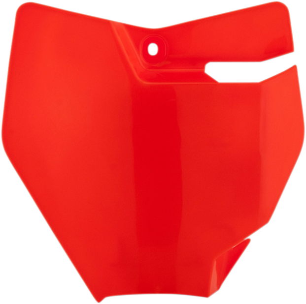 Acerbis Front Number Plate - Fluorescent Orange 2449404617