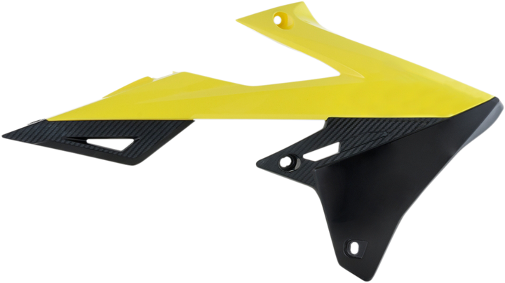Acerbis Radiator Shrouds - Yellow/Black 2686491017