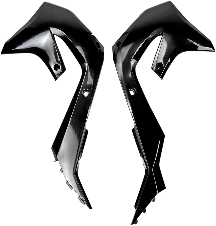 Ufo Radiator Covers - Black KA04751001