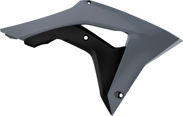 Polisport Radiator Cover - Gray - Crf 250R/450R 8414800007
