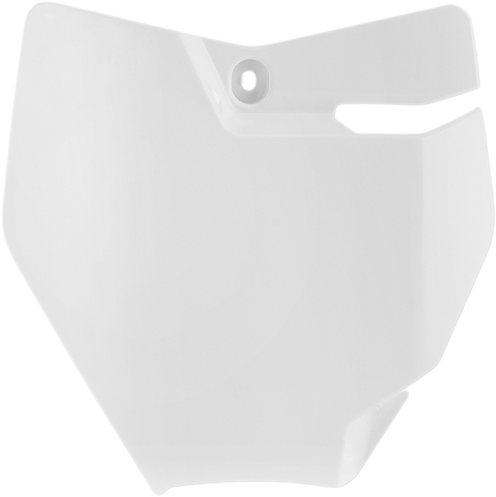 Acerbis Front Number Plate - '20 White 2449406811