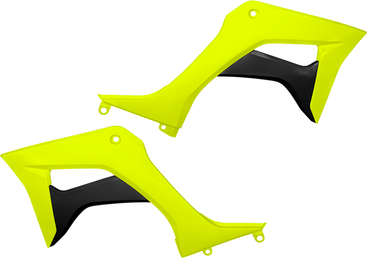 Ufo Radiator Shrouds - Florescent Yellow HO05600-DFLU