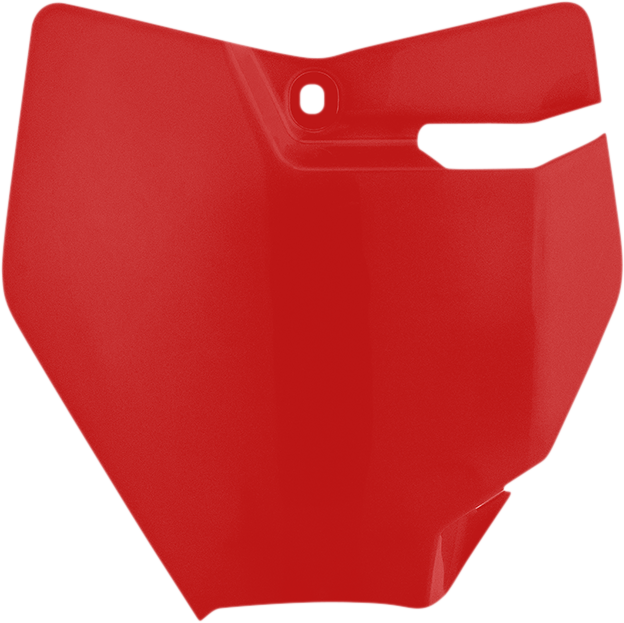 Acerbis Front Number Plate - Red 2449400004