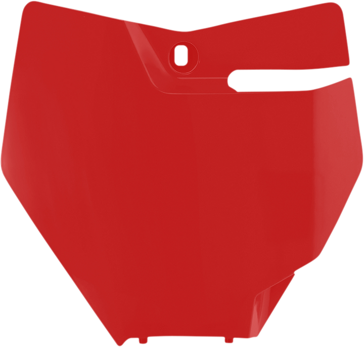 Acerbis Front Number Plate - Red 2685950004