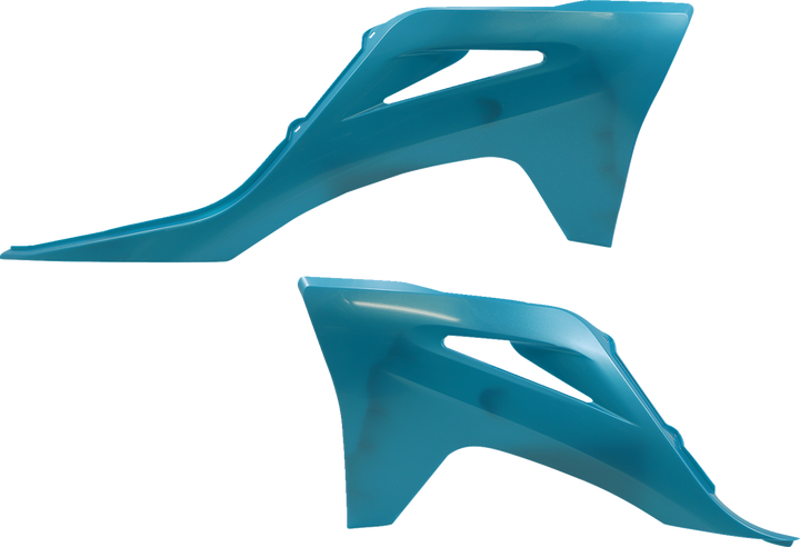 Acerbis Radiator Shrouds - Teal/Metallic 2872737441