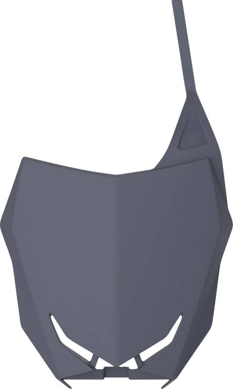 Polisport Number Plate - Restyle - Gray - Rm 125/250 8666600003