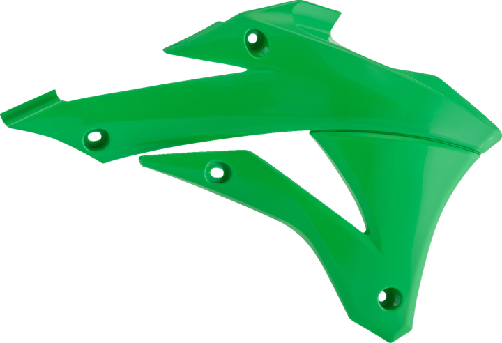 Polisport Radiator Cover - Oem Green - Kx 85/100 8417300004