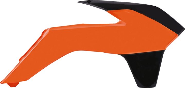 Polisport Radiator Cover - Orange/Black - Ktm 8417400004