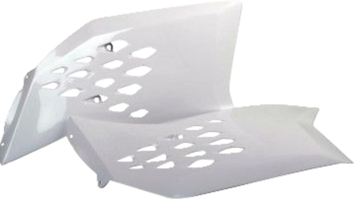 Polisport Radiator Cover - White - Ktm 8428200084