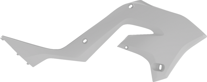 Polisport Radiator Cover - Restyle - White - Kx 125/250 8425800005