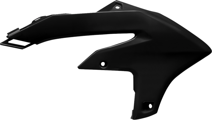 Polisport Radiator Scoops - Black - Yamaha 8498400003