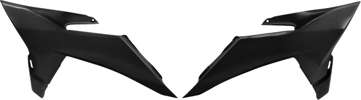 Ufo Radiator Covers - Black - Ktm KT05025#001