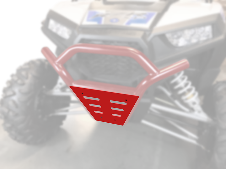 Moose Offroad Front Bumper Guard - Red - Rzr 1013-RE