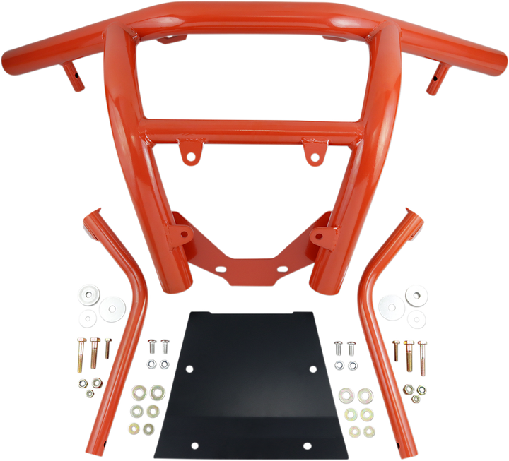 Moose Offroad Front Bumper - Red - Maverick 0530-1456