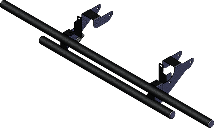 Kfi Products Rear Bumper - Round - Black - Polaris - Ranger '17-'25 101360