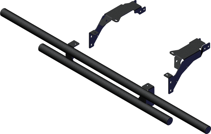 Kfi Products Rear Bumper - Round - Black - Polaris - Ranger '22-'26 102075