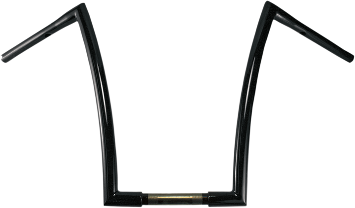 Todd'S Cycle 1-1/4" Strip Handlebar - 10" Rise - Black 0601-2717