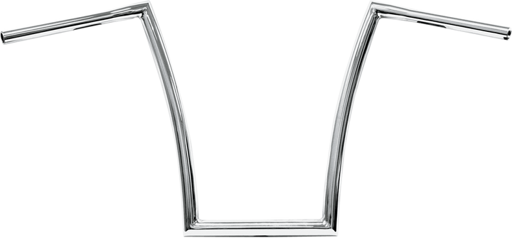 Todd'S Cycle 1-1/4" Strip Handlebar - Strip - Fat Bobber - 17" Rise - Chrome 0601-2722