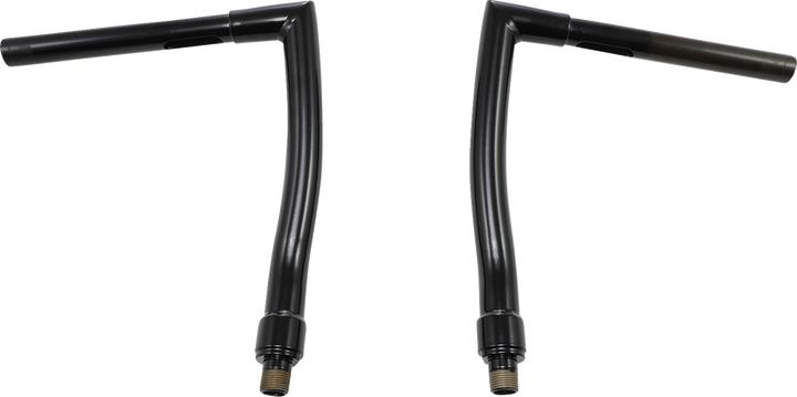 Todd'S Cycle 1-1/4" Strip Handlebar - Fxs - 12" Rise - Oem Top Tree - Black 0601-2762