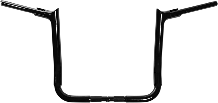 Fat Baggers Inc. 1-1/2" Ez Install Pointed Top Handlebar - 14" - Black 805014-B