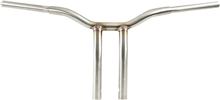 La Choppers Kage Fighter Welded Bent-Riser Handlebar - One Piece - 12" - Stainless Steel LA-7338-12SS