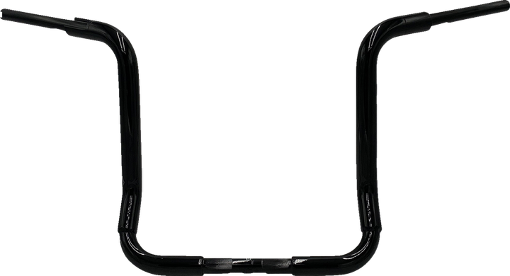 Fat Baggers Inc. 1-1/2" Ez Install Rounded Top Handlebar - 16" - Black 813016-B