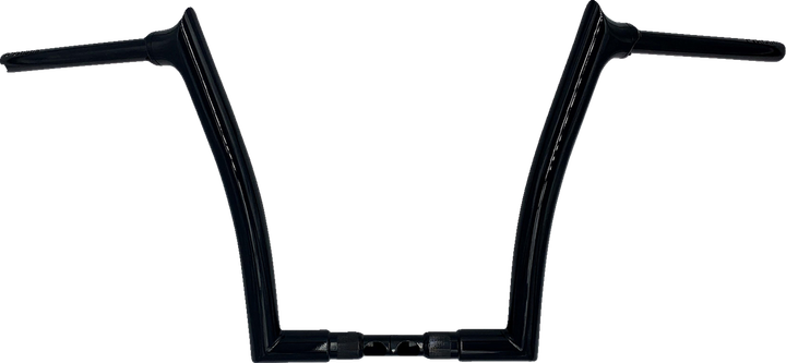 Fat Baggers Inc. 1-1/2" Ez Install Pointed Top Handlebar - 14" - Black 816014-B