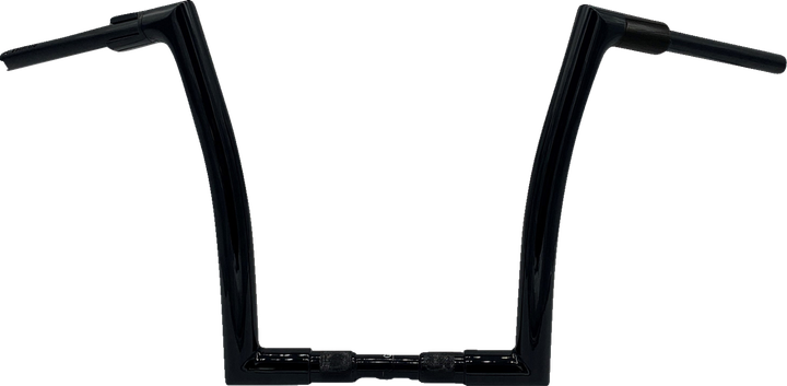 Fat Baggers Inc. 1-1/2" Ez Install Flat Top Handlebar - 14" - Black 618014-B