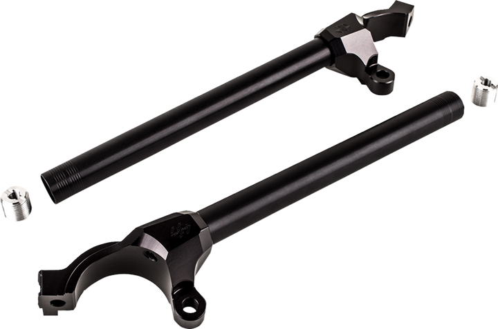 Gilles Tooling Gp Light 2 Clip-Ons - Street - 55 Mm - Black GPL2-550-STREET