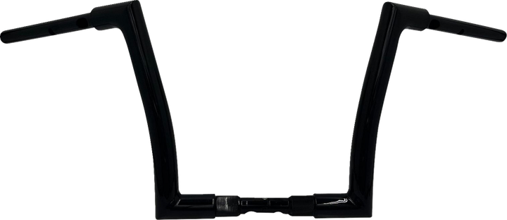 Fat Baggers Inc. 1-1/2" Ez Install Flat Top Handlebar - 12" - Black 648012-B