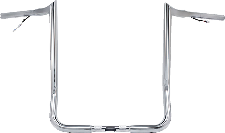 Paul Yaffe Bagger Nation Pre-Wired Handlebar - Monkey Bar - 14" - Chrome PYO:MBBPW-14 C