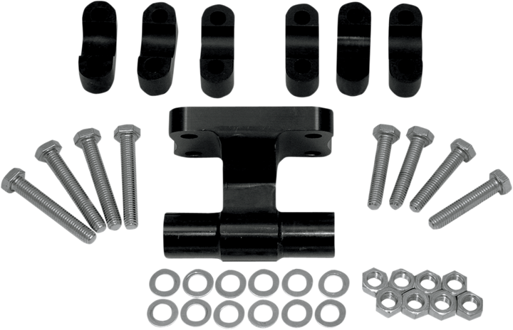 Powermadd Universal Pivoting Handlebar Riser System - 3" 45400