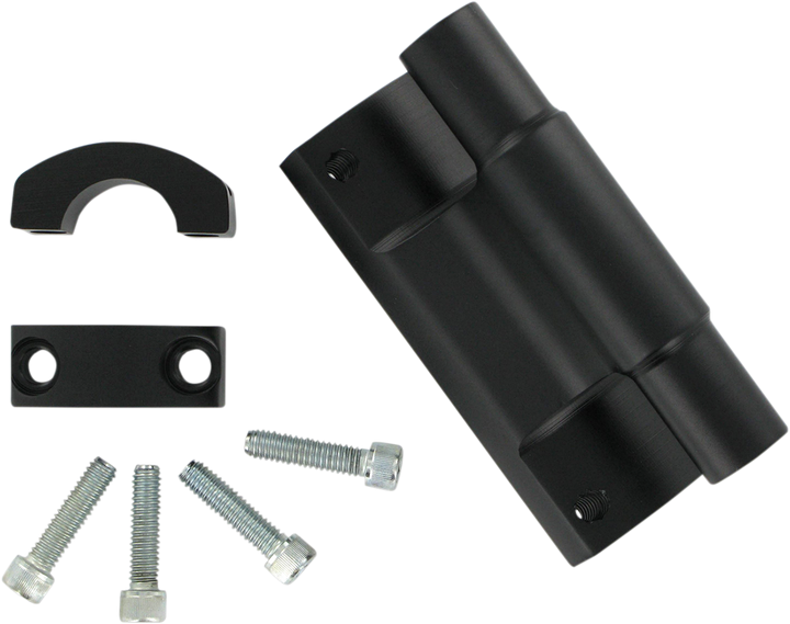 Powermadd Powerriser 475 Pivoting Handlebar Risers - 2" X 4-3/4" - Oversized Handlebars 45431