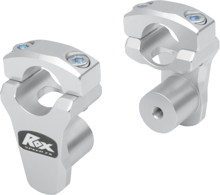 Rox Speed Fx Pivoting Handlebar Risers For 1-1/8" Bar Clamps - 1-3/4" - Chrome 3R-P2PPL