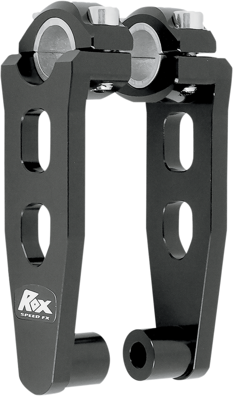 Rox Speed Fx Elite Pivoting Handlebar Risers For 7/8" And 1-1/8" Handlebars - 5" - Black 1R-P5SEK