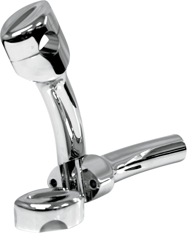 La Choppers Hefty Smooth Handlebar Risers For 1-1/4" Handlebars - Pullback - 5-1/2" - Chrome LA-7404-05