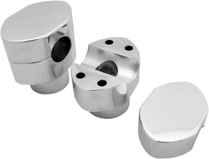 La Choppers Springer Handlebar Riser Kit - Paughco/Dna - Chrome LA-7410-03