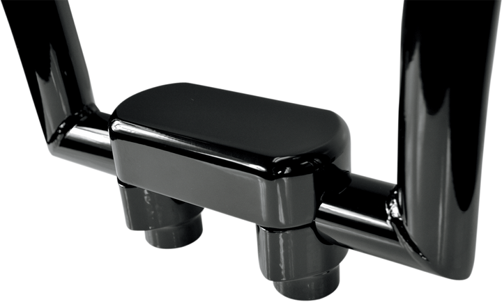 La Choppers Hefty Handlebar Riser & Top Clamp Kit - 1-1/2" - Black LA-7446-01B