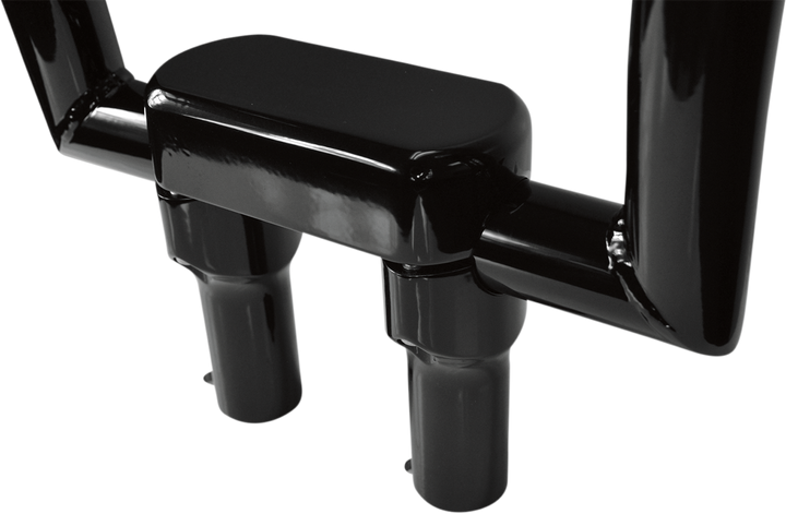 La Choppers Hefty Handlebar Riser & Top Clamp Kit - 4" - Black LA-7446-04B