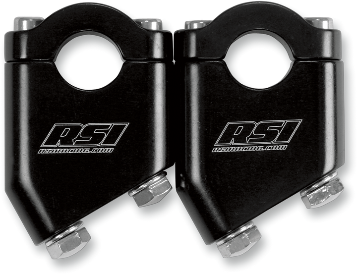 Race Shop Inc. Angled Handlebar Risers - 40° - 4" - Black AR-4B-30