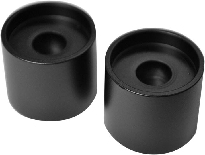 La Choppers Handlebar Riser Extensions - 1" X 1-1/4" - Flat Black LA-7414-01M